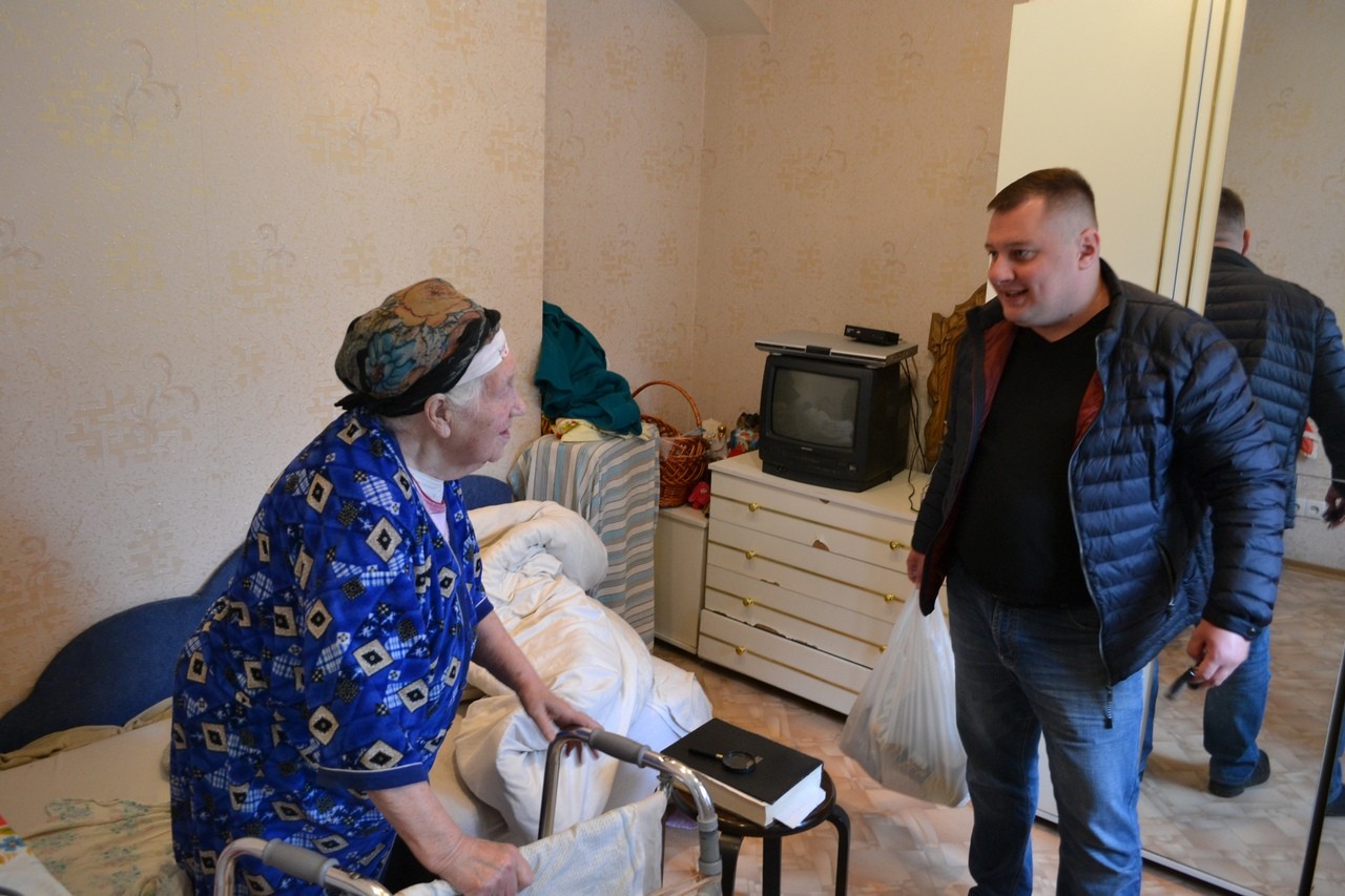 При содействии ОД «ДР» была оказана помощь бывшим узникам концлагерей, жертвам нацизма, проживающим в Куйбышевском районе столицы