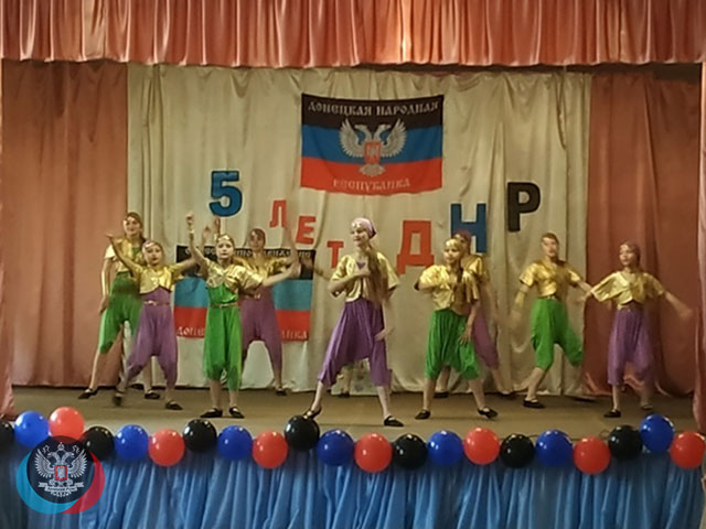 В Горняцком районе Макеевки состоялось мероприятие посвященное Дню Республики 
