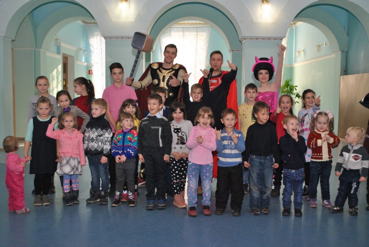 Развлекательная программа для детей военнослужащих в прифронтовой Ясиноватой