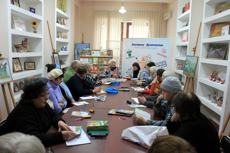 Участники проекта «Активное долголетие» посетили «Рождественские посиделки»