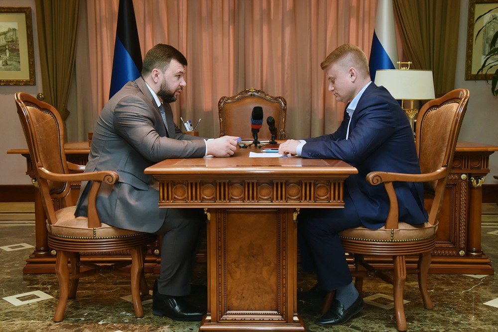 Глава ДНР Денис Пушилин ознакомился с докладом профильного министра о ходе посевной кампании