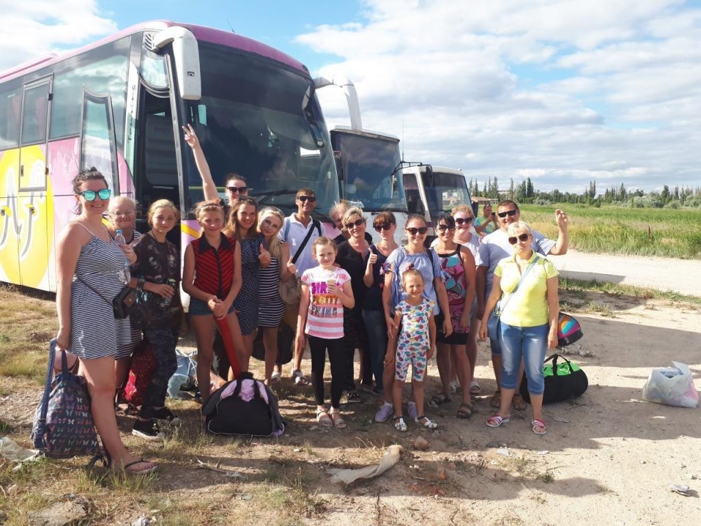 Члены Профсоюза работников связи отдыхают на Азовском побережье