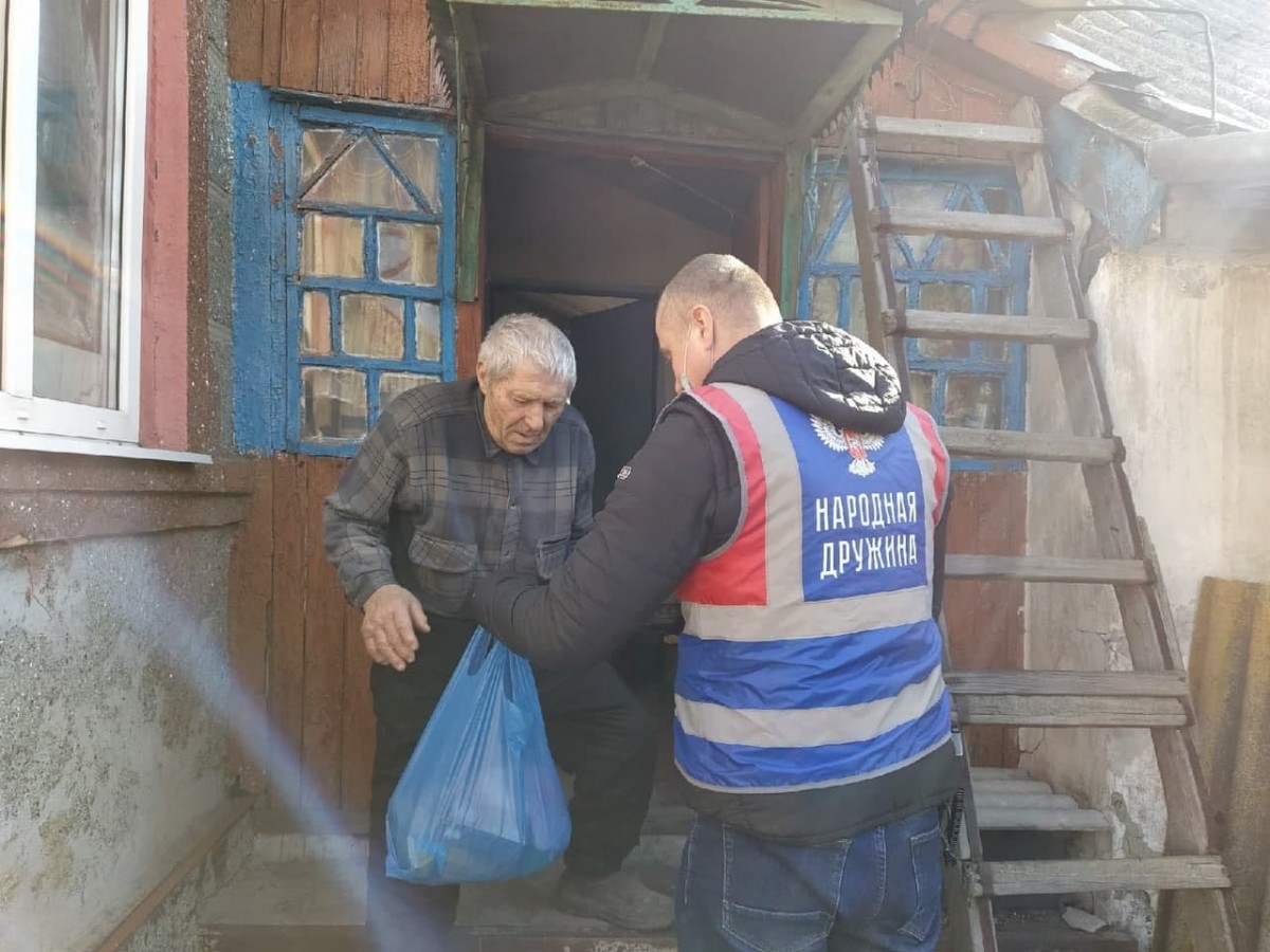 Помощь жителям села Новоекатериновка