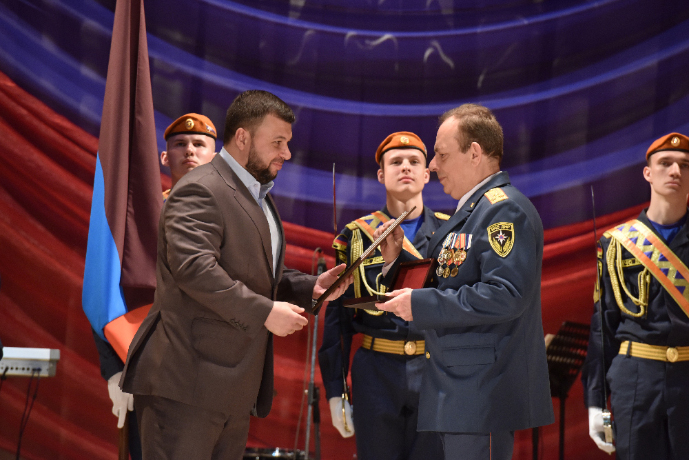 160 лет службе пожарной охраны Донбасса: Денис Пушилин поздравил сотрудников спасательного ведомства с юбилеем