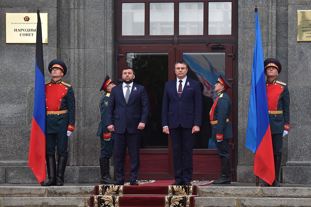 Денис Пушилин прибыл в Луганск на празднование Дня Луганской Народной Республики