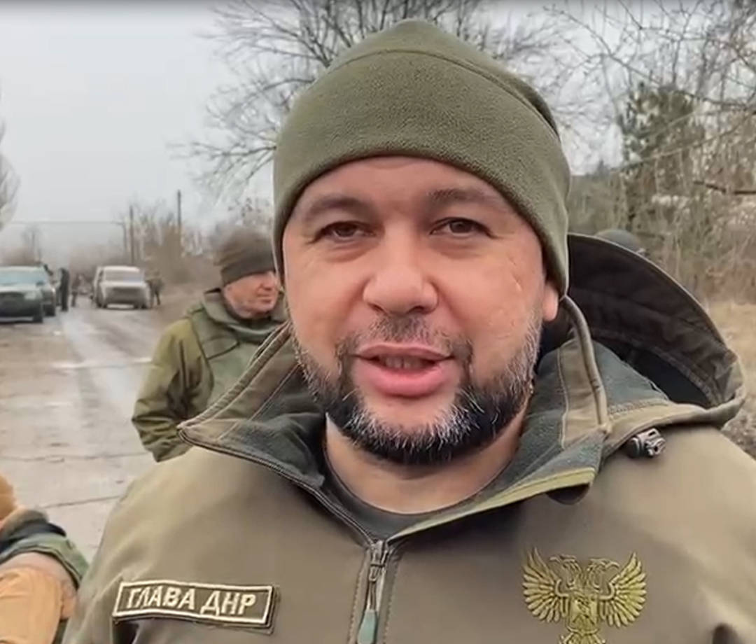 Денис Пушилин посетил освобожденное от украинских боевиков село Широкино