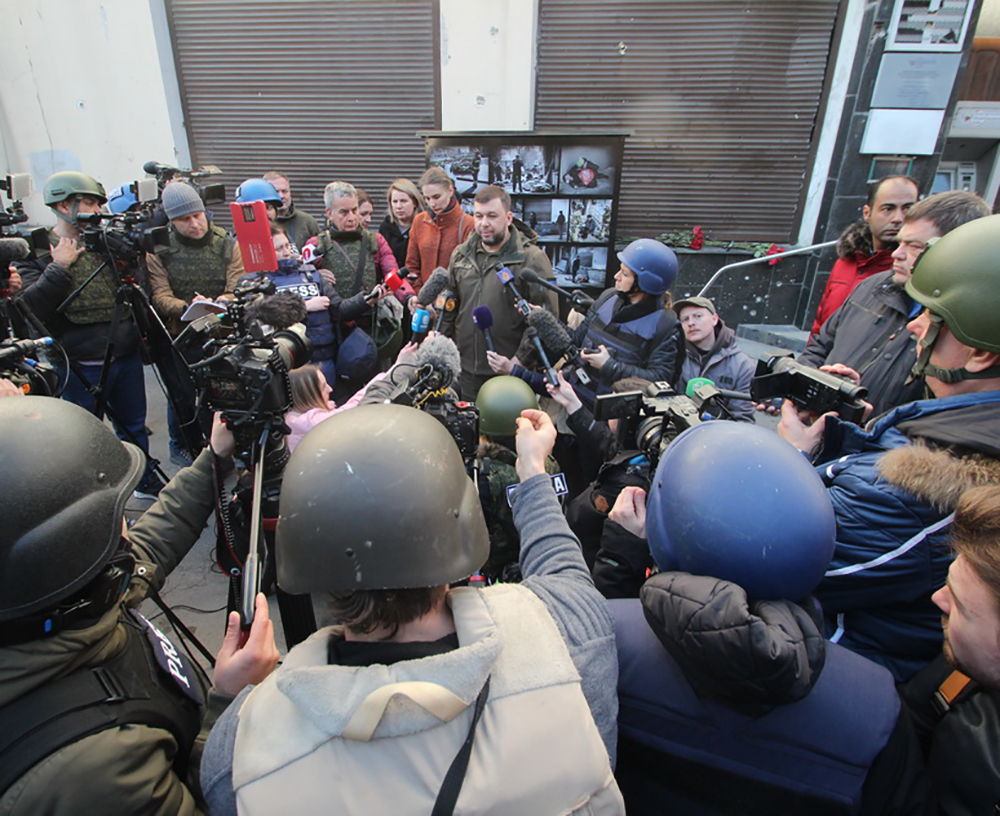 «Западные СМИ не замечали, что в Донбассе идет восемь лет война»: Денис Пушилин встретился с иностранными журналистами