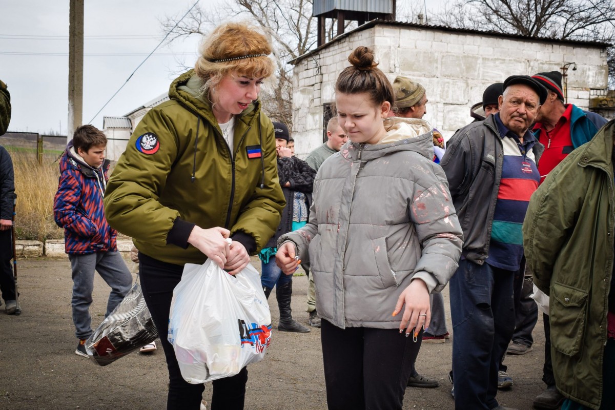 Активисты Штаба по прифронту доставили гуманитарную помощь в освобожденное Орловское