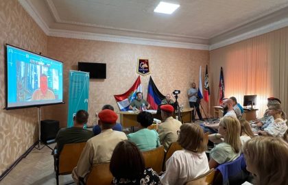 «Таволга» совместно с активистами ОД «ДР» организовала молодежный телемост «Самара-Снежное»