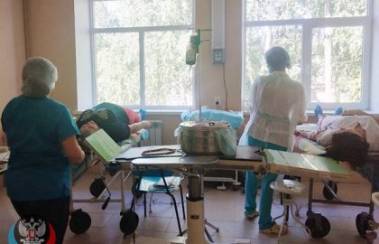В Макеевке активисты ОД «ДР» сдали донорскую кровь