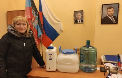 Ёмкости для воды — это то, что архинужно жителям Донецка