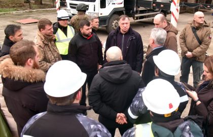 Марат Хуснуллин и Денис Пушилин посетили ряд объектов восстановления в Мариуполе