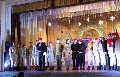 Юные патриоты Донбасса встретили Новый год