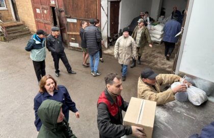 Три тонны гуманитарки переданы в Харцызск