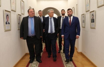 Денис Пушилин посетил Финансовый университет при Правительстве Российской Федерации