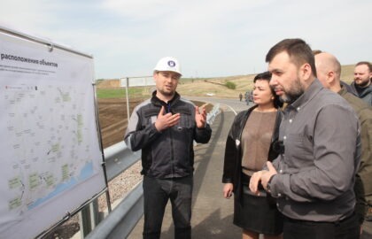 Денис Пушилин дал старт автомобильному движению по новому мосту у села Старая Ласпа