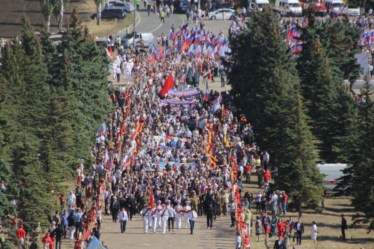 ФОТОРЕПОРТАЖ: Республиканский митинг, посвященный Дню освобождения Донбасса