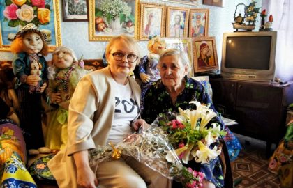Активисты ОД «ДР» поздравили участника Великой Отечественной войны Ольгу Георгиевну Скороходову с 95-летним юбилеем
