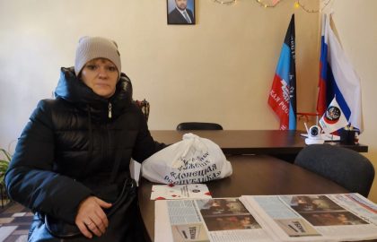 Активисты ОД «ДР» доставили гумпомощь жителям Ясиноватой и поселка Мироновский